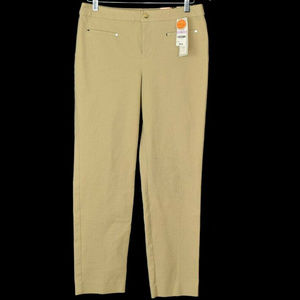 charter club slim leg ankle pants